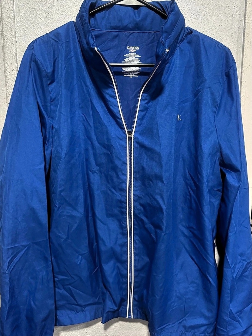Danskin Now Blue Athletic Jacket Waist XL